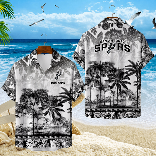 FINAL CLEARANCE - NEW CUSTOMIZED NBA23 SAS SAN ANTONIO SPURS UNISEX HAWAIIAN SHIRT