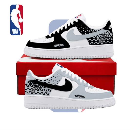 LIMITED EDITION - NEW CUSTOMIZED NBA23 SAS SAN ANTONIO SPURS AF1 SHOES