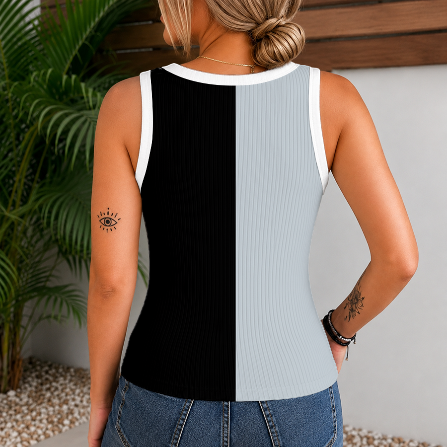 [HOT DEAL] NEW CUSTOMIZED NBA23 SAS SAN ANTONIO SPURS WOMEN'S V-NECK TANK TOP