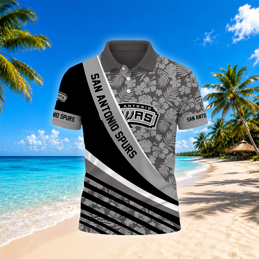 [HOT DEAL] NEW CUSTOMIZED NBA23 SAS SAN ANTONIO SPURS POLO SHIRT