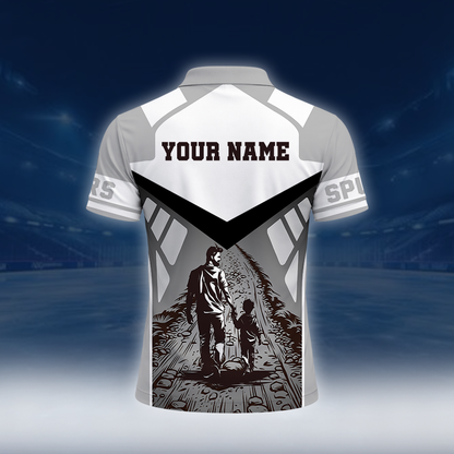 LIMITED EDITION - NEW CUSTOMIZED NBA23 SAS SAN ANTONIO SPURS POLO SHIRT