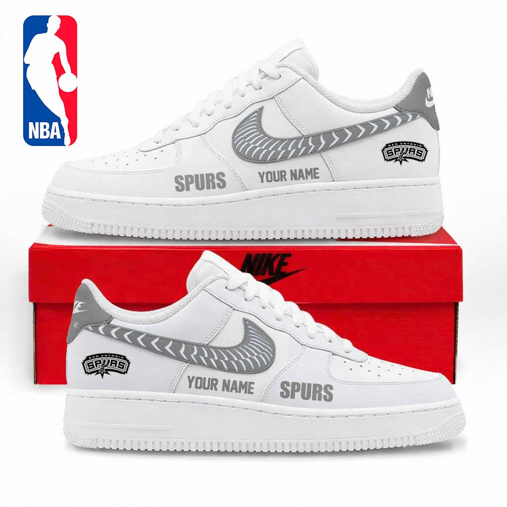 LIMITED EDITION - NEW CUSTOMIZED NBA23 SAS SAN ANTONIO SPURS AF1 SNEAKERS