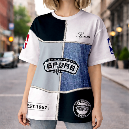 LIMITED EDITION - NEW CUSTOMIZED NBA23 SAS SAN ANTONIO SPURS UNISEX T-SHIRT, POLO, HOODIE & JACKETS