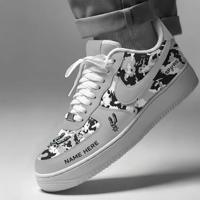 [HOT DEAL] NEW CUSTOMIZED NBA23 SAS SAN ANTONIO SPURS AF1 SHOES