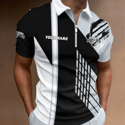 LIMITED EDITION - NEW CUSTOMIZED NBA23 SAS SAN ANTONIO SPURS POLO SHIRT, ZIP POLO SHIRT & T-SHIRTS