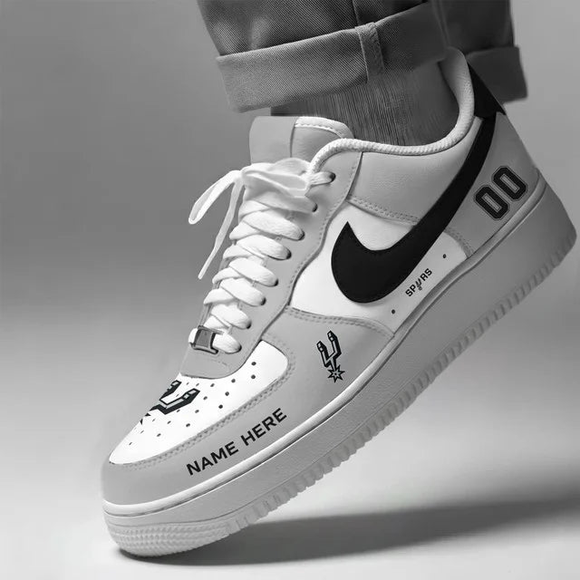[HOT DEAL] NEW CUSTOMIZED NBA23 SAS SAN ANTONIO SPURS AF1 SHOES