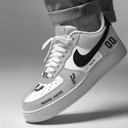[HOT DEAL] NEW CUSTOMIZED NBA23 SAS SAN ANTONIO SPURS AF1 SHOES