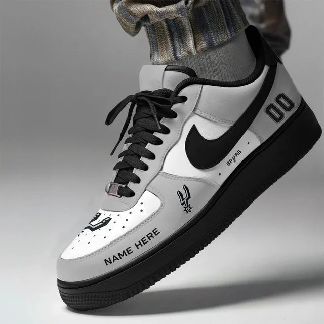 [HOT DEAL] NEW CUSTOMIZED NBA23 SAS SAN ANTONIO SPURS AF1 SHOES