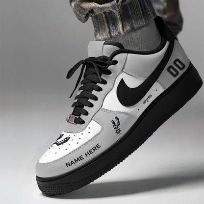 [HOT DEAL] NEW CUSTOMIZED NBA23 SAS SAN ANTONIO SPURS AF1 SHOES