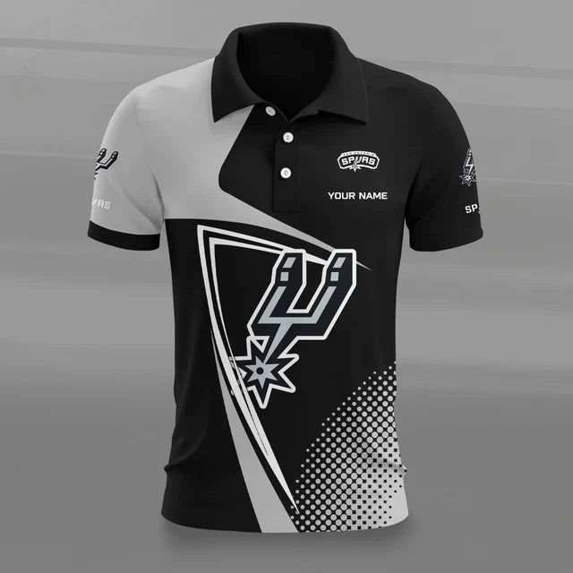 [HOT DEAL] NEW CUSTOMIZED NBA23 SAS SAN ANTONIO SPURS POLO SHIRT