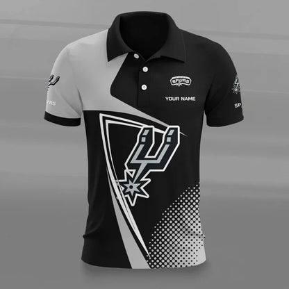 [HOT DEAL] NEW CUSTOMIZED NBA23 SAS SAN ANTONIO SPURS POLO SHIRT