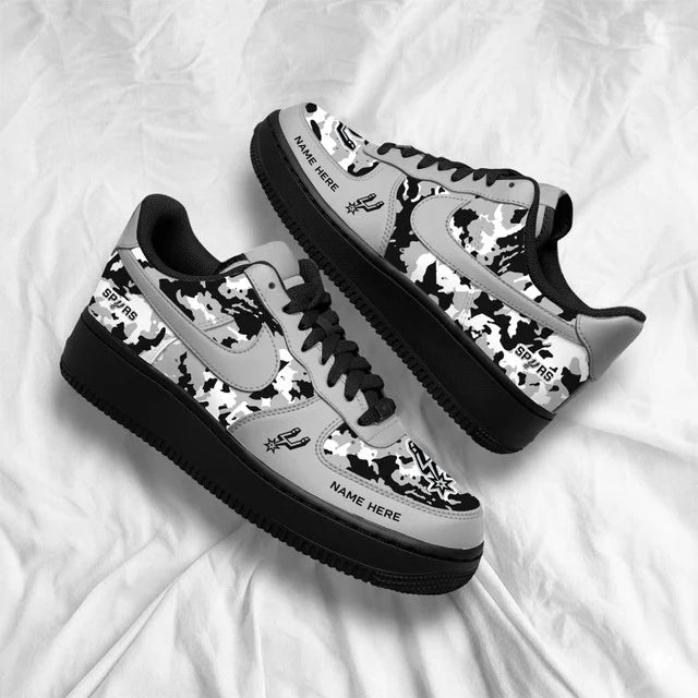 [HOT DEAL] NEW CUSTOMIZED NBA23 SAS SAN ANTONIO SPURS AF1 SHOES