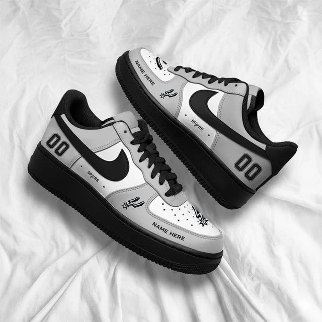 [HOT DEAL] NEW CUSTOMIZED NBA23 SAS SAN ANTONIO SPURS AF1 SHOES