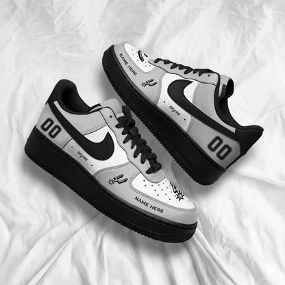 [HOT DEAL] NEW CUSTOMIZED NBA23 SAS SAN ANTONIO SPURS AF1 SHOES