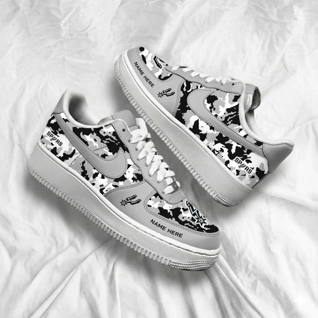 [HOT DEAL] NEW CUSTOMIZED NBA23 SAS SAN ANTONIO SPURS AF1 SHOES