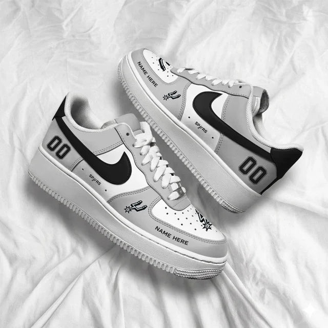 [HOT DEAL] NEW CUSTOMIZED NBA23 SAS SAN ANTONIO SPURS AF1 SHOES