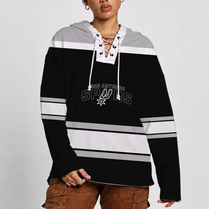 [HOT DEAL] NEW CUSTOMIZED NBA23 SAS SAN ANTONIO SPURS LACER HOODIE