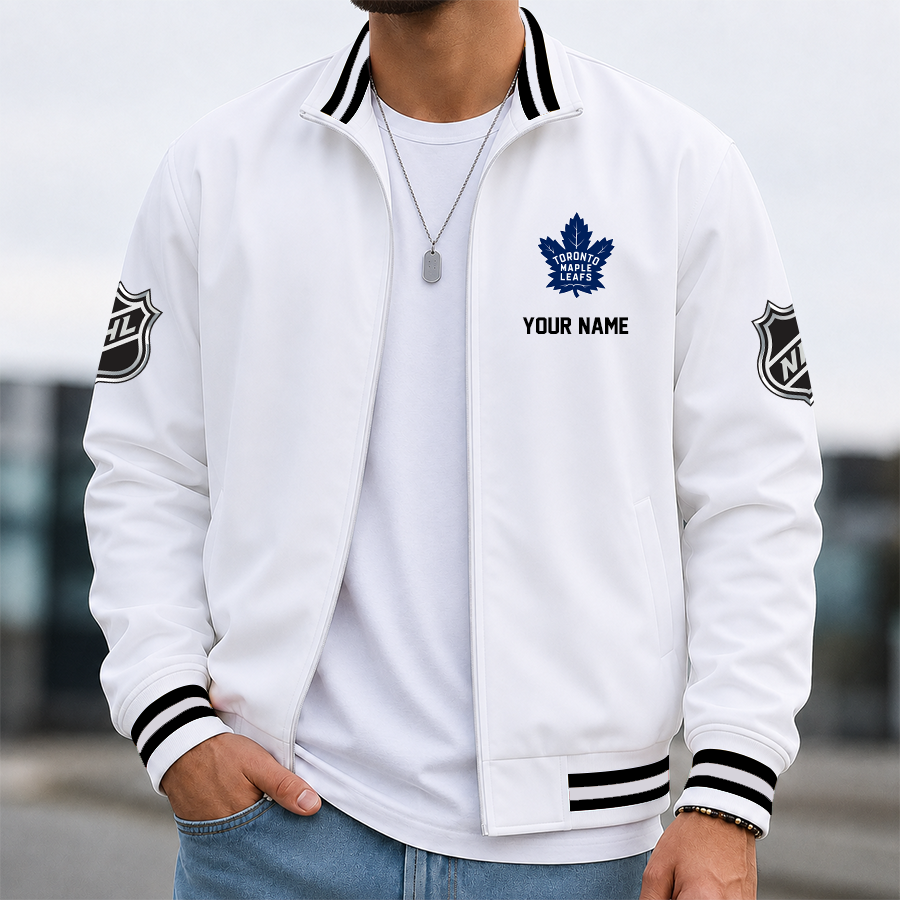 [SUPER SALE] NEW CUSTOMIZED NHL23 TML TORONTO MAPLE LEAFS MULTICOLOR MEN'S CASUAL JACKET