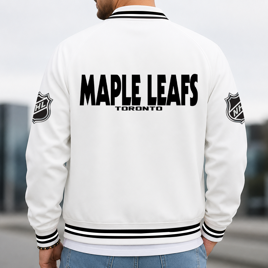 [SUPER SALE] NEW CUSTOMIZED NHL23 TML TORONTO MAPLE LEAFS MULTICOLOR MEN'S CASUAL JACKET