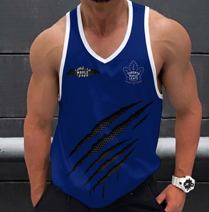 LIMITED EDITION - NEW CUSTOMIZED NHL23 TML TORONTO MAPLE LEAFS UNISEX TANK TOP