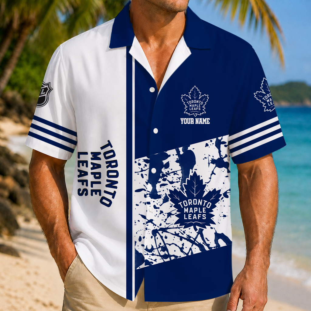 LIMITED EDITION - NEW CUSTOMIZED NHL23 TML TORONTO MAPLE LEAFS UNISEX HAWAIIAN SHIRT