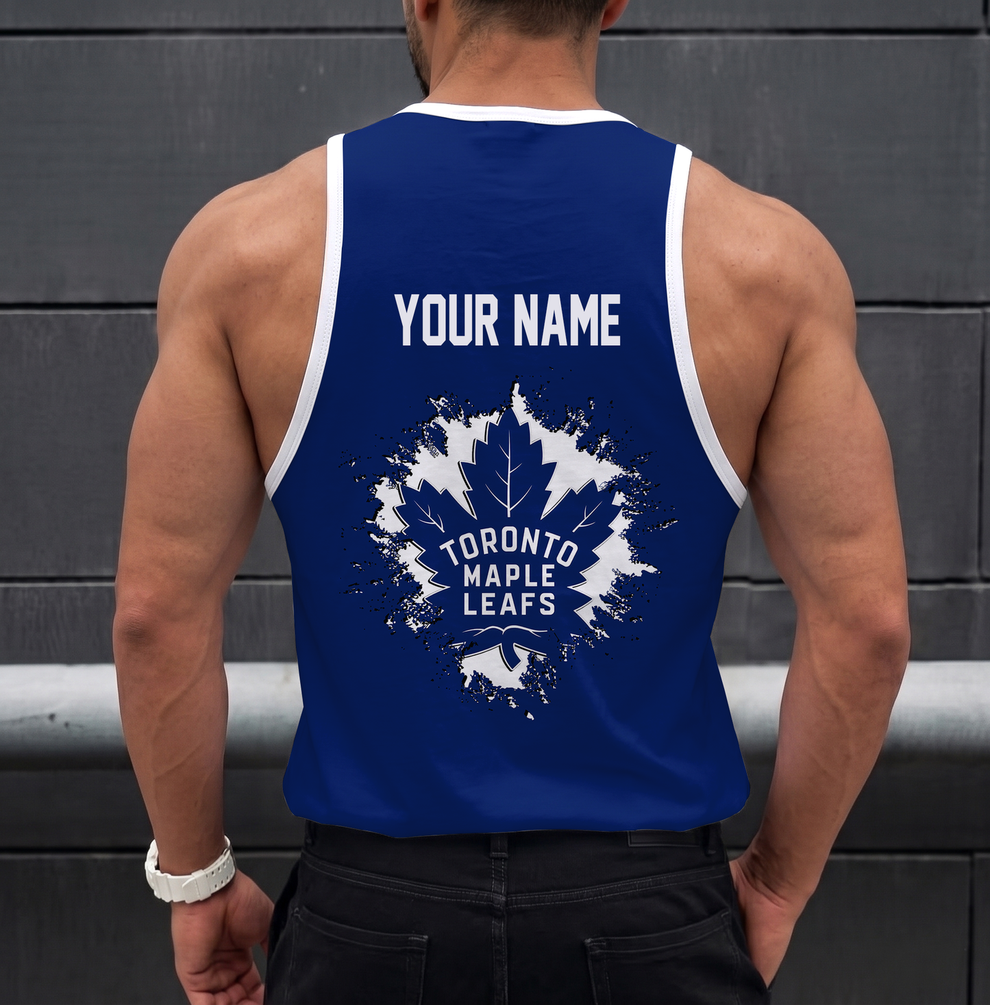 LIMITED EDITION - NEW CUSTOMIZED NHL23 TML TORONTO MAPLE LEAFS UNISEX TANK TOP