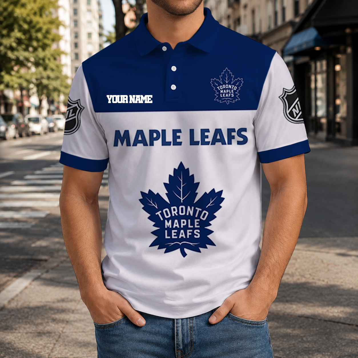 EXCLUSIVE EDITION - NEW CUSTOMIZED NHL23 TML TORONTO MAPLE LEAFS T-SHIRT, POLO SHIRT, ZIP POLO SHIRT, SWEATSHIRT, HOODIE & ZIP HOODIE