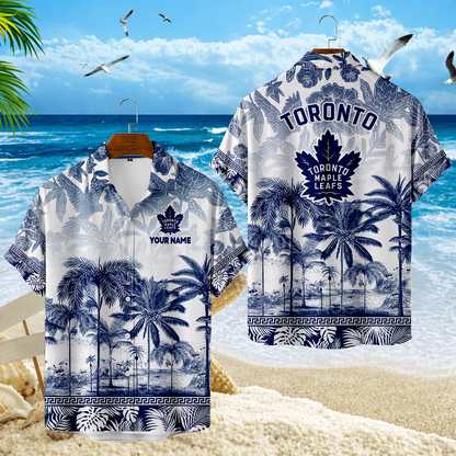 LIMITED EDITION - NEW CUSTOMIZED NHL23 TML TORONTO MAPLE LEAFS UNISEX HAWAIIAN SHIRT