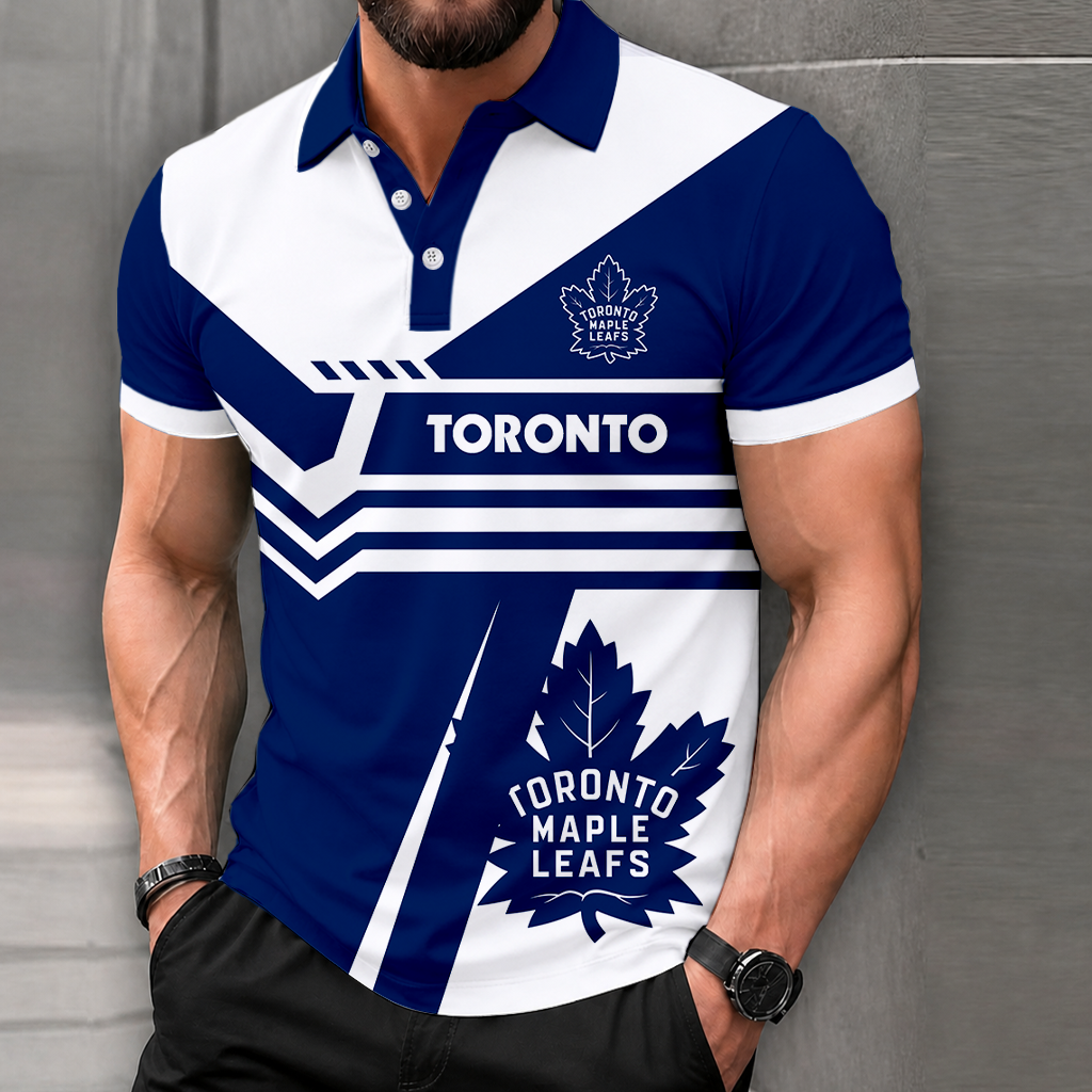 LIMITED EDITION - NEW CUSTOMIZED NHL23 TML TORONTO MAPLE LEAFS POLO SHIRT, ZIP POLO SHIRT & T-SHIRTS