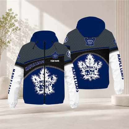 EXCLUSIVE EDITION - NEW CUSTOMIZED NHL23 TML TORONTO MAPLE LEAFS WINDBREAKER JACKET