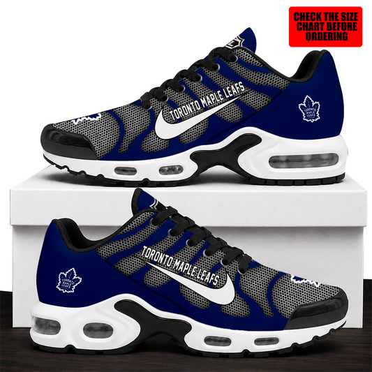 [SUPER SALE] NEW CUSTOMIZED NHL23 TML TORONTO MAPLE LEAFS AIR MAX PLUS SNEAKERS