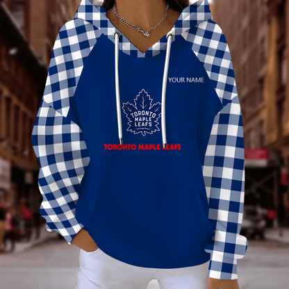 [SUPER SALE] NEW CUSTOMIZED NHL23 TML TORONTO MAPLE LEAFS RIBBED HOODIE & SWEATSHIRT