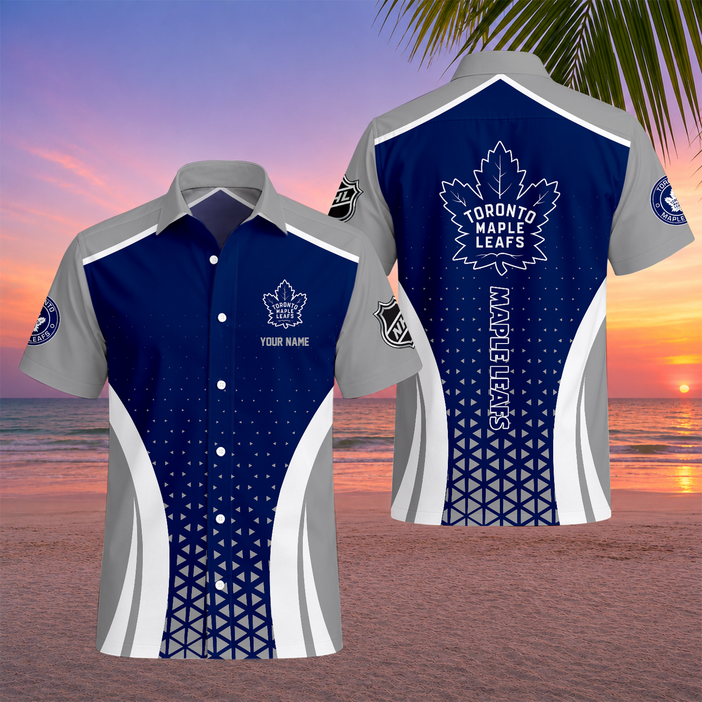LIMITED EDITION - NEW CUSTOMIZED NHL23 TML TORONTO MAPLE LEAFS UNISEX HAWAIIAN SHIRT