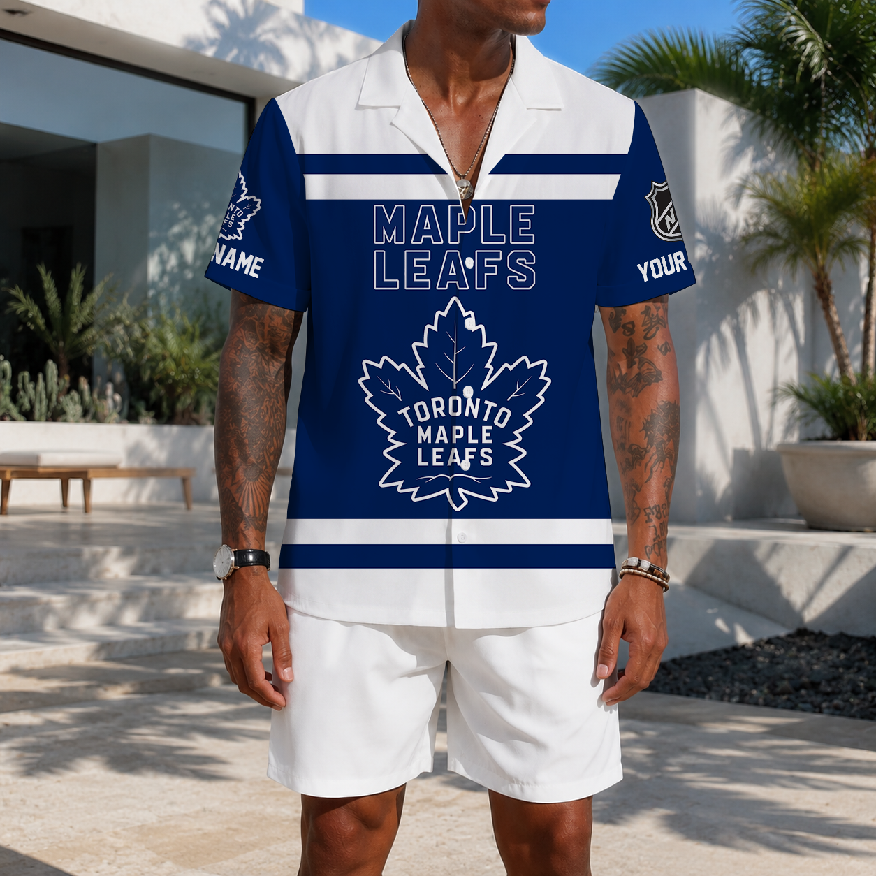 LIMITED EDITION - NEW CUSTOMIZED NHL23 TML TORONTO MAPLE LEAFS UNISEX HAWAIIAN SHIRT