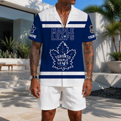 LIMITED EDITION - NEW CUSTOMIZED NHL23 TML TORONTO MAPLE LEAFS UNISEX HAWAIIAN SHIRT