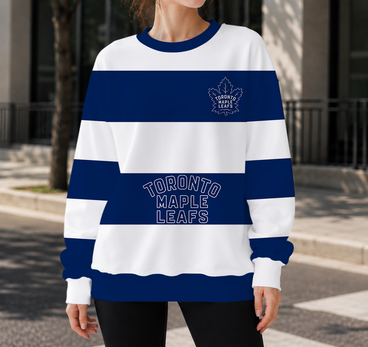 SPECIAL EDITION - NEW CUSTOMIZED NHL23 TML TORONTO MAPLE LEAFS UNISEX SWEATSHIRT