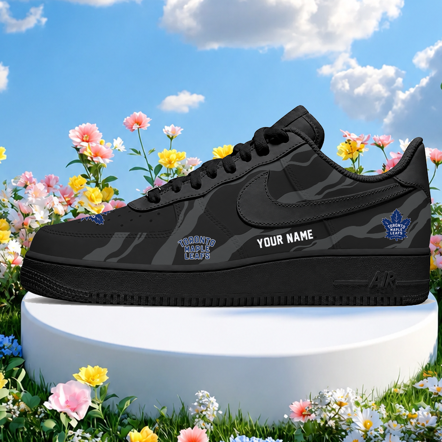 [SUPER SALE] NEW CUSTOMIZED NHL23 TML TORONTO MAPLE LEAFS AF1 SHOES