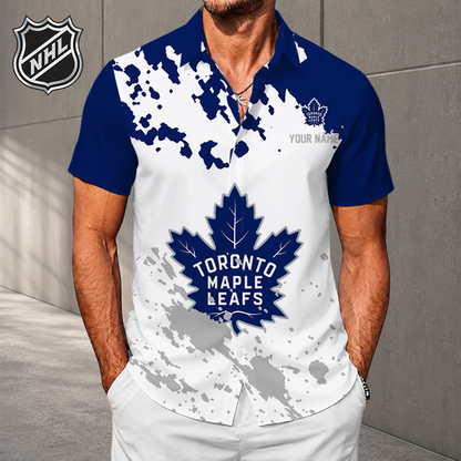 LIMITED EDITION - NEW CUSTOMIZED NHL23 TML TORONTO MAPLE LEAFS UNISEX HAWAIIAN SHIRT