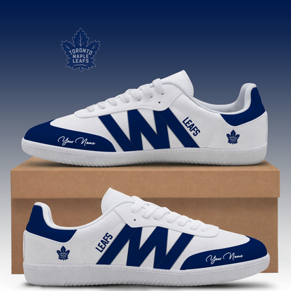 [SUPER SALE] NEW CUSTOMIZED NHL23 TML TORONTO MAPLE LEAFS CLASSIC SNEAKERS