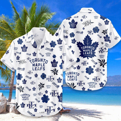 LIMITED EDITION - NEW CUSTOMIZED NHL23 TML TORONTO MAPLE LEAFS UNISEX HAWAIIAN SHIRT