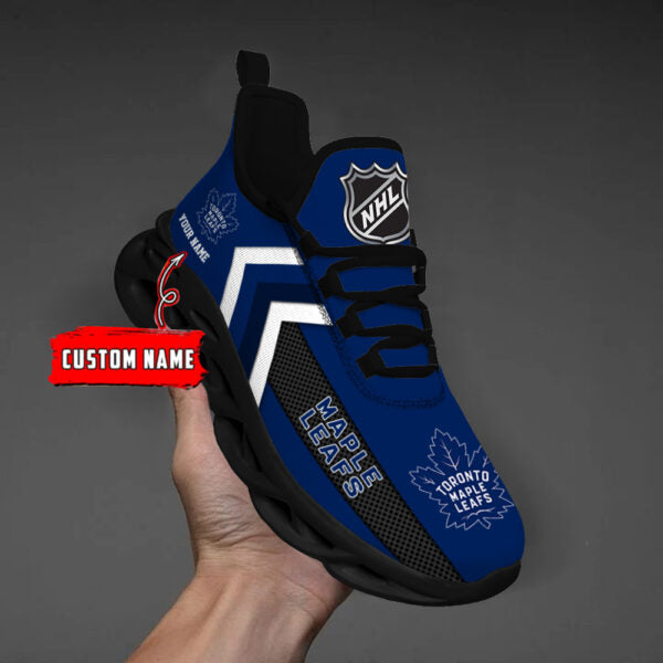 [SUPER SALE ] NEW CUSTOMIZED NHL23 TML TORONTO MAPLE LEAFS MAX SOUL SHOES
