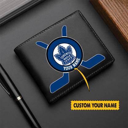 LIMITED EDITION - NEW CUSTOMIZED NHL23 TML TORONTO MAPLE LEAFS LEATHER WALLET
