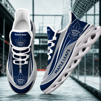 [SUPER SALE ] NEW CUSTOMIZED NHL23 TML TORONTO MAPLE LEAFS MAX SOUL SHOES