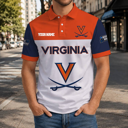 LIMITED EDITION - NEW CUSTOMIZED NCAA MAM23 VIC VIRGINIA CAVALIERS T-SHIRT, POLO SHIRT, ZIP POLO SHIRT, SWEATSHIRT, HOODIE & ZIP HOODIE