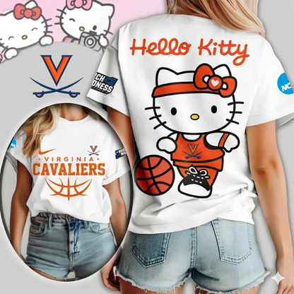 LIMITED EDITION - NEW CUSTOMIZED MAM NCAA23 VIC VI CAVALIERS HELLO KITTY T-SHIRT, SWEATSHIRT, HOODIE & ZIP HOODIE