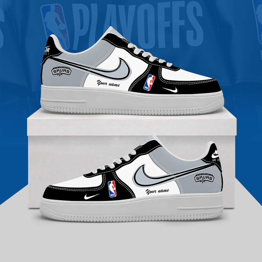 [HOT DEAL] NEW CUSTOMIZED NBA23 SAS SAN ANTONIO SPURS AF1 SHOES