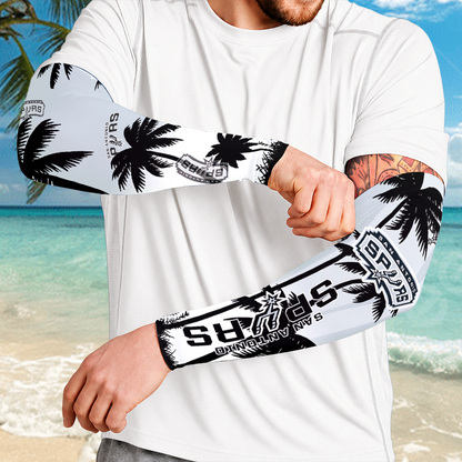 [HOT DEAL] NEW CUSTOMIZED NBA23 SAS SAN ANTONIO SPURS SUN ARM SLEEVES