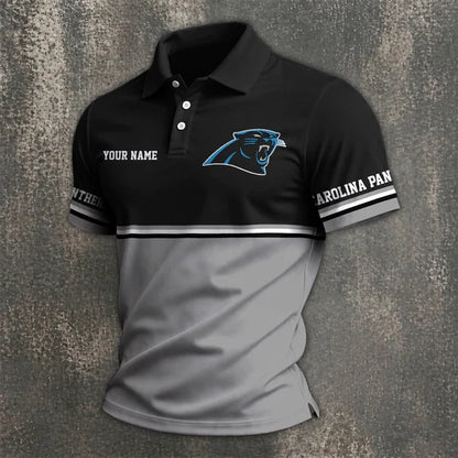 [SPECIAL OFFER] NEW CUSTOMIZED NFL23 CLP CAROLINA PANTHERS POLO SHIRT