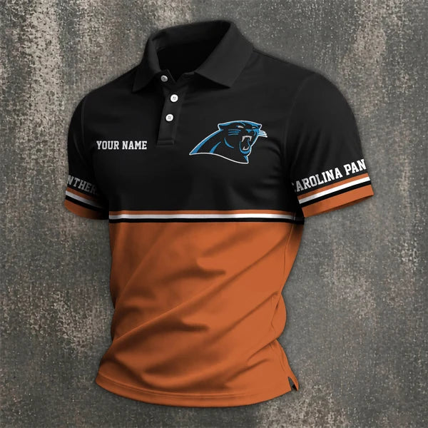 [SPECIAL OFFER] NEW CUSTOMIZED NFL23 CLP CAROLINA PANTHERS POLO SHIRT