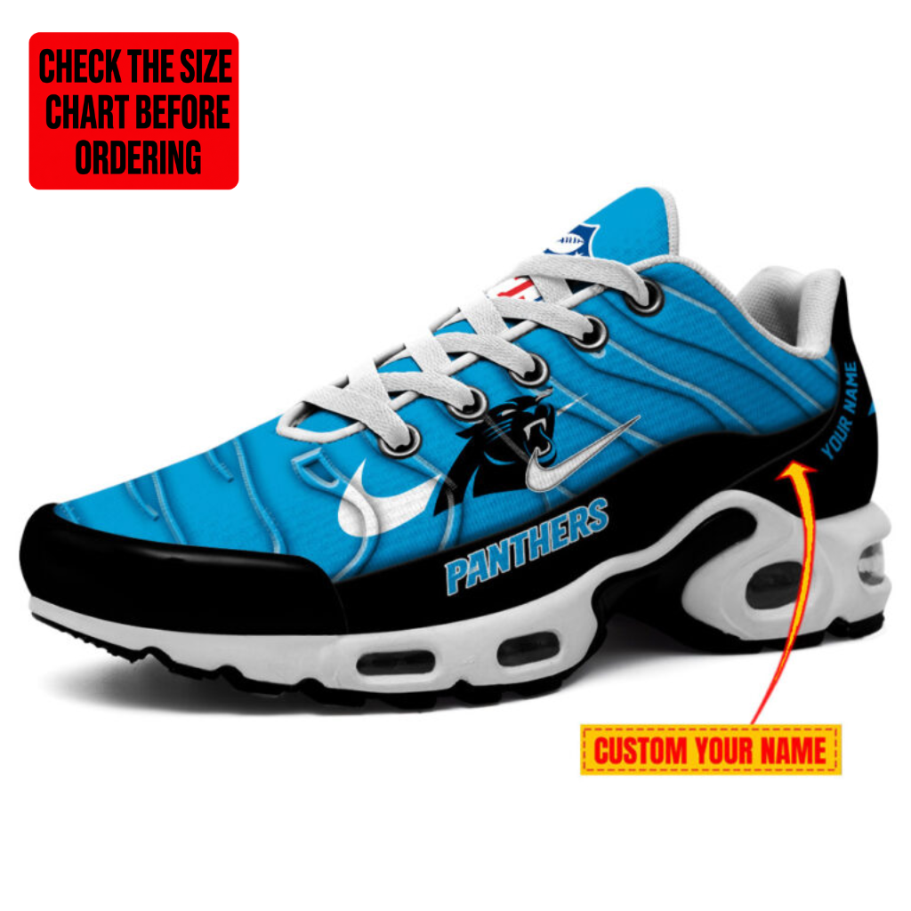 [SPECIAL OFFER] NEW CUSTOMIZED NFL23 CLP CAROLINA PANTHERS AIR MAX PLUS SNEAKERS